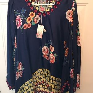 New with tags Johnny Was blouse size S